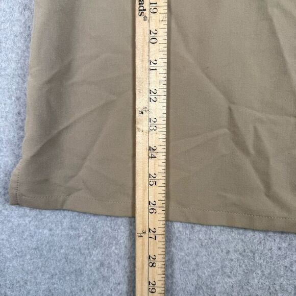 Figs technical collection scrub top v neck womens Large tan beige healthcare nur - Picture 5 of 7